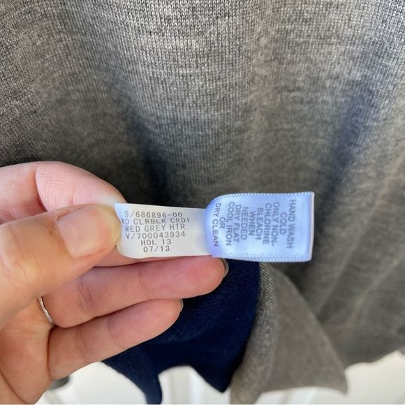 Banana Republic Mens Color Block Wool Grandpa Cardigan Sweater Size Large - Picture 5 of 7